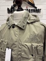 CP COMPANY 045A HEAVY CHROME GOGGLE LINED JACKET- Large / P2P 23.5”  - Image 8