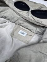CP COMPANY 045A HEAVY CHROME GOGGLE LINED JACKET- Large / P2P 23.5”  - Image 4