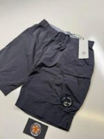 CP Company 197A Beachwear  boxer eco- chrome shorts in Navy - Image 2