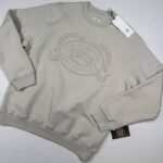AW26/27 - 
CP COMPANY 174A COTTON FLEECE CREW SWEATSHIRT IN  IVORY 

Large  / P2P 23.5”