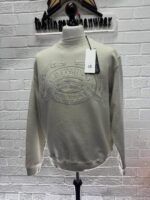 AW26/27 - 
CP COMPANY 174A COTTON FLEECE CREW SWEATSHIRT IN  IVORY 

Large  / P2P 23.5” - Image 6