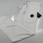 CP COMPANY 161A JOGGING PANT IN LIGHT  FLEECE - WHITE/103 - Large / W34”