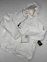 C.P. COMPANY 009A METROPOLIS HYST HOODED JACKET IN WHITE