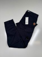 CP Company 056A Satin Stretch Cargo Pants in Navy / 888