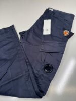 CP Company 056A Satin Stretch Cargo Pants in Navy / 888 - Image 2