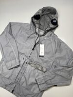 C.P. COMPANY 235A  50 FILI GUM EXPLORER GOGGLE JACKET IN DRIZZLE GREY - Image 4