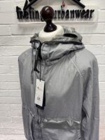 C.P. COMPANY 235A  50 FILI GUM EXPLORER GOGGLE JACKET IN DRIZZLE GREY - Image 10