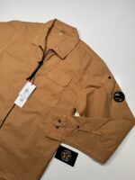 CP COMPANY 158A Gabardine overshirt in Tangerine - Image 2