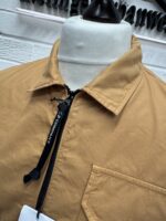 CP COMPANY 158A Gabardine overshirt in Tangerine - Image 5
