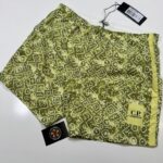 C.P. COMPANY Inca Print Swim Shorts in Flatt Nylon- Green