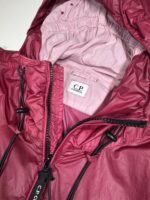CP Company 175A CS ll Hooded Jacket in Red Bud - Image 3