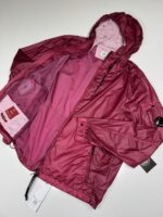CP Company 175A CS ll Hooded Jacket in Red Bud - Image 6