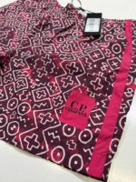 C.P. COMPANY Inca Print Swim Shorts in Flatt Nylon- Purple - Image 2