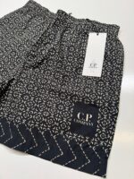 C.P. Company flatt Nylon baja-print cotton shirt + shorts set  - Black - Image 6