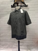 C.P. Company flatt Nylon baja-print cotton shirt + shorts set  - Black - Image 7