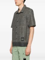 C.P. Company flatt Nylon baja-print cotton shirt + shorts set  - Black - Image 9