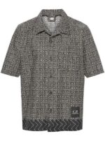 C.P. Company flatt Nylon baja-print cotton shirt + shorts set  - Black - Image 10