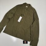 C.P. COMPANY 106A Chrome-R Overshirt in Green  / 683