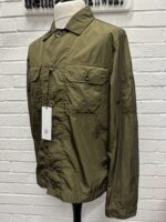 C.P. COMPANY 106A Chrome-R Overshirt in Green  / 683 - Image 6