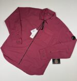 CP COMPANY 158A Gabardine overshirt in Red Bud