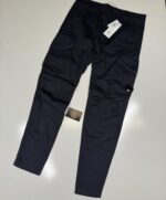 CP Company 058A Satin Stretch Cargo Pants in Navy - Image 3