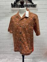 C.P. Company sponged print cotton shirt -  Orange - Image 2