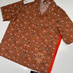 C.P. Company sponged print cotton shirt -  Orange