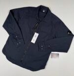 CP COMPANY 158A Gabardine overshirt in Navy