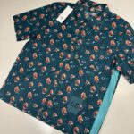 C.P. Company sponged print cotton shirt -  Ink Blue
