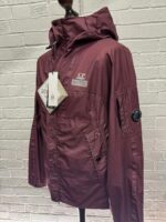 CP Company 031A Gore G-type Hooded Jacket in Red Bud - Image 5