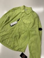 C.P. COMPANY 039A Chrome-R Zipped Overshirt in light green   -     XS / P2P 19.5” - Image 3