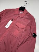 C.P. COMPANY 039A Chrome-R Zipped Overshirt in Red Bud / 577   -     XS / P2P 19.5” - Image 2
