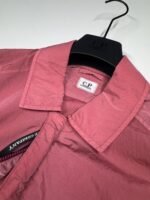 C.P. COMPANY 039A Chrome-R Zipped Overshirt in Red Bud / 577   -     XS / P2P 19.5” - Image 4
