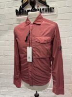 C.P. COMPANY 039A Chrome-R Zipped Overshirt in Red Bud / 577   -     XS / P2P 19.5” - Image 5