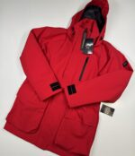 PAUL & SHARK PADDED TYPHOON  20000 PARKA HOODED JACKET IN RED -     LARGE/ p2p 24” - Image 14