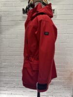 PAUL & SHARK PADDED TYPHOON  20000 PARKA HOODED JACKET IN RED -     LARGE/ p2p 24” - Image 2