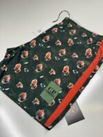 C.P. Company sponged print flatt Nylon shorts-Duck Green - Image 3