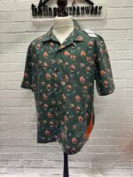 C.P. Company sponged print cotton shirt - Duck Green - Image 2