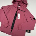 Cp Company 008A Shell-R Hooded Lens Jacket In Red Bud