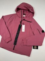 Cp Company 008A Shell-R Hooded Lens Jacket In Red Bud