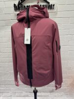 Cp Company 008A Shell-R Hooded Lens Jacket In Red Bud - Image 5