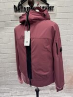 Cp Company 008A Shell-R Hooded Lens Jacket In Red Bud - Image 8