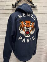 ProductMen's Kenzo Lucky Tiger Oversize Pullover Hoodie in Navy - Image 9