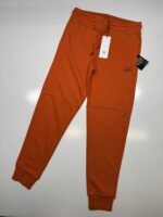 CP COMPANY 100B JOGGING PANT IN COTTON DIAGONAL FLEECE - ORANGE/ 448 - Image 4