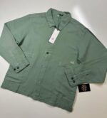 CP Company broken linen/cotton overshirt in Green Bay  - Large / p2p 23”