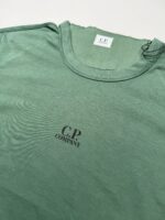 CP Company 162A Light Fleece Sweatshirt in Green  -  XS / P2P 20” - Image 4
