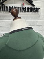 CP Company 162A Light Fleece Sweatshirt in Green  -  XS / P2P 20” - Image 6