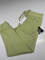 CP COMPANY 100B JOGGING PANT IN COTTON DIAGONAL FLEECE -LIGHT GREEN / 613