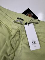 CP COMPANY 100B JOGGING PANT IN COTTON DIAGONAL FLEECE -LIGHT GREEN / 613 - Image 3