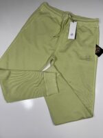 CP COMPANY 100B JOGGING PANT IN COTTON DIAGONAL FLEECE -LIGHT GREEN / 613 - Image 4